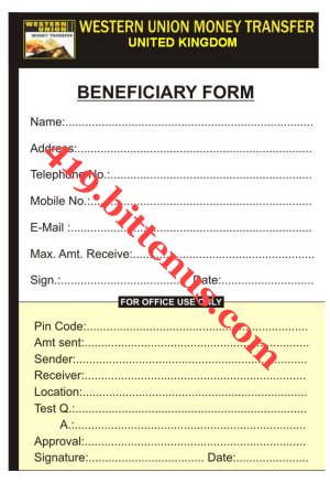 WESTERN_UNION_BENEFICIARY_FORM