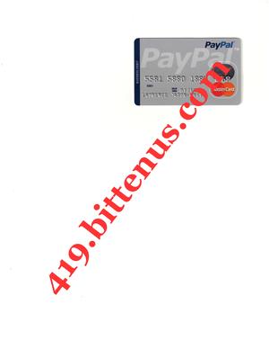 PayPal+Card+-+front+side