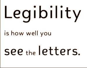 Legibility