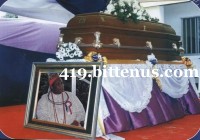 My late father burial