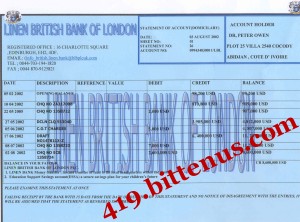 Linen British Bank