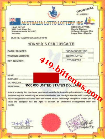 Us Lottery Australia