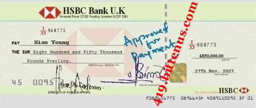 How to write a cheque properly in UK