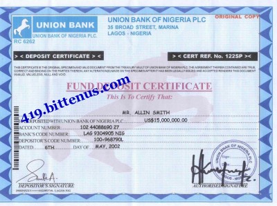 Fund_deposit certificate