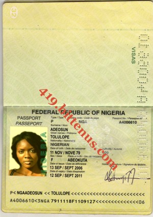 nigeria passports